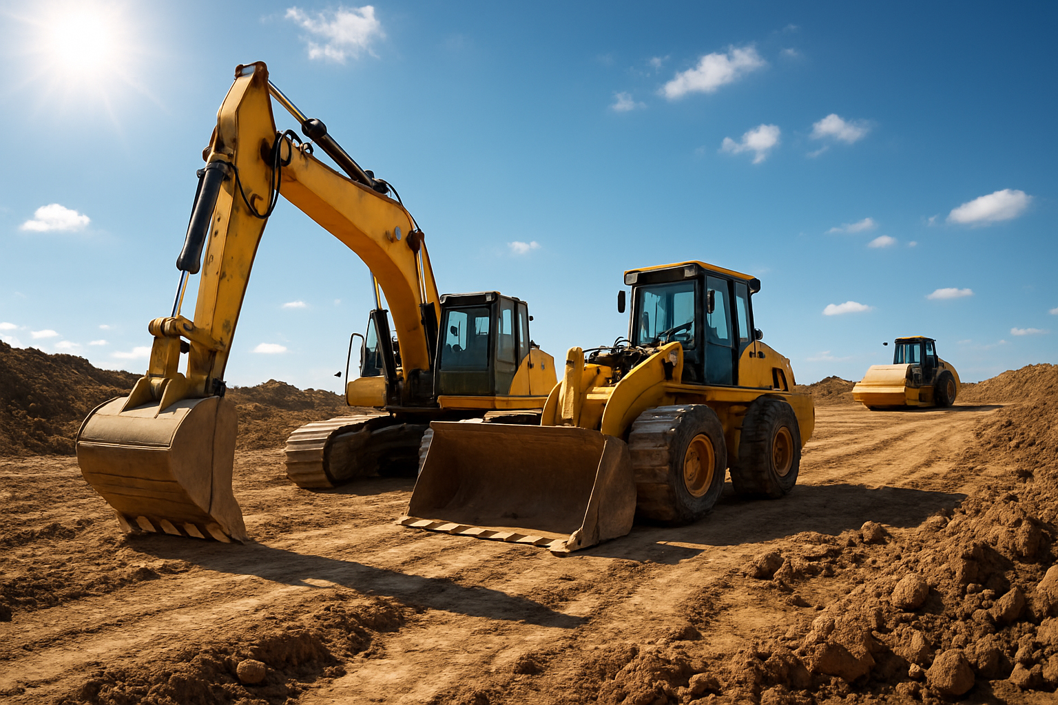 Construction site background